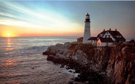 New England lighthouse photograph