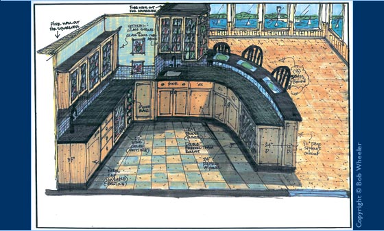 Color Perspective Drawing