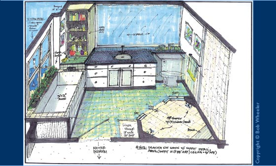 Color Perspective Drawing